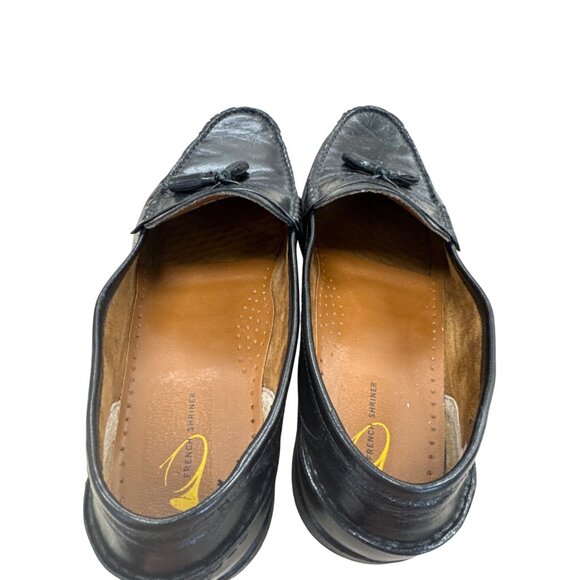 French Shriner Buchanan SKU 7447 Mens Black Leather Tassel Loafers 12M main image 8